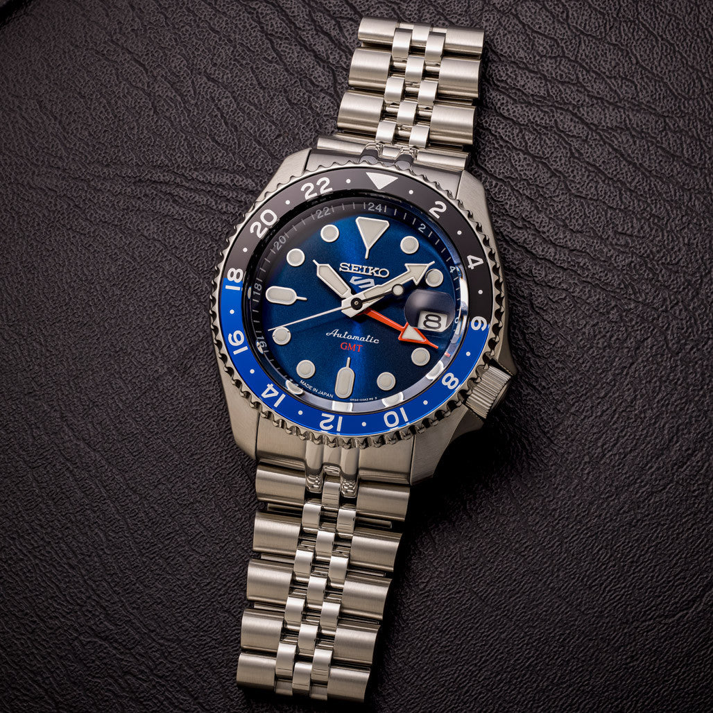 Islander 22mm Brushed and Polished Link Watch Bracelet for Seiko