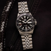 Islander 22mm Brushed and Polished Solid-Link Watch Bracelet for Orient Kamasu #BRAC-26