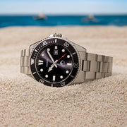 Islander 22mm Brushed Solid-Link Watch Bracelet for Casio Duro Quartz Dive Watch #BRAC-74