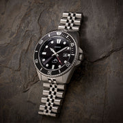 Islander 22mm Brushed and Polished Solid-Link Watch Bracelet for Casio Duro Quartz Dive Watch #BRAC-75