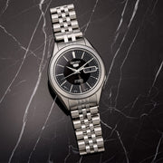 Islander 18mm Brushed and Polished Solid-Link Bracelet for Seiko SNKL23 Watch #BRAC-97