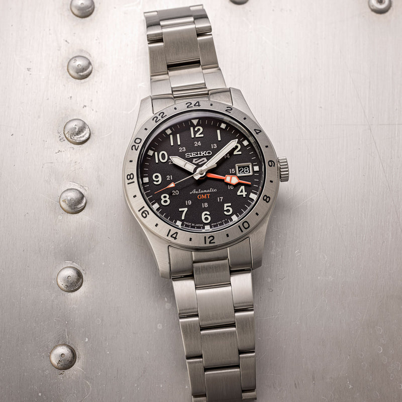 Islander 20mm Brushed Bracelet for Seiko 39.4mm SSK GMT Watch #BRAC-100