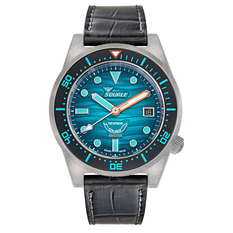 SQUALE Master Titanium Grand Vert Diver with Teal Dial #MASTIBKGR.RAL