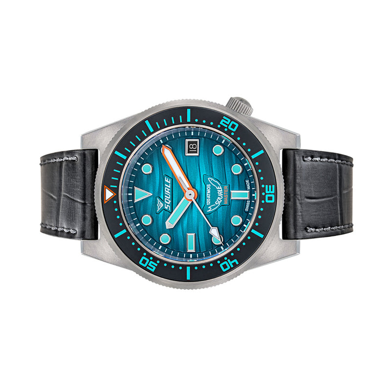 SQUALE Master Titanium Grand Vert Diver with Teal Dial #MASTIBKGR.RAL