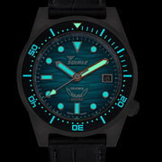 SQUALE Master Titanium Grand Vert Diver with Teal Dial #MASTIBKGR.RAL