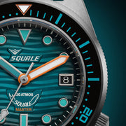 SQUALE Master Titanium Grand Vert Diver with Teal Dial #MASTIBKGR.RAL