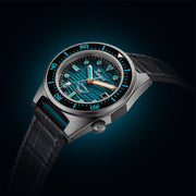 SQUALE Master Titanium Grand Vert Diver with Teal Dial #MASTIBKGR.RAL