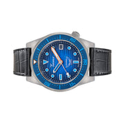 SQUALE Master Titanium Grand Bleu Diver with 3D Blue Dial #MASTIBLBL.RAL