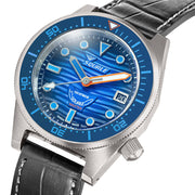 SQUALE Master Titanium Grand Bleu Diver with 3D Blue Dial #MASTIBLBL.RAL