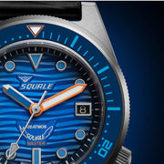 SQUALE Master Titanium Grand Bleu Diver with 3D Blue Dial #MASTIBLBL.RAL