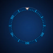 SQUALE Master Titanium Grand Bleu Diver with 3D Blue Dial #MASTIBLBL.RAL
