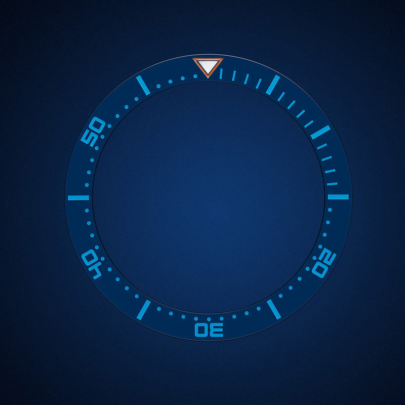 SQUALE Master Titanium Grand Bleu Diver with 3D Blue Dial #MASTIBLBL.RAL