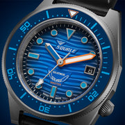 SQUALE Master Titanium Grand Bleu Diver with 3D Blue Dial #MASTIBLBL.RAL