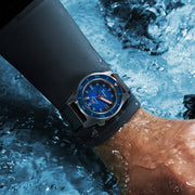 SQUALE Master Titanium Grand Bleu Diver with 3D Blue Dial #MASTIBLBL.RAL
