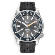 Squale Matic 600 meter Professional Swiss Automatic Dive watch with 44mm Polished Case #Matic-Black-Pol