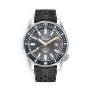 Squale Matic 600 meter Professional Swiss Automatic Dive watch with 44mm Polished Case #Matic-Black-Pol