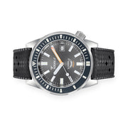 Squale Matic 600 meter Professional Swiss Automatic Dive watch with 44mm Polished Case #Matic-Black-Pol