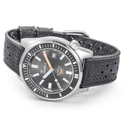 Squale Matic 600 meter Professional Swiss Automatic Dive watch with 44mm Polished Case #Matic-Black-Pol