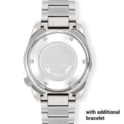 Squale Matic 600 meter Professional Swiss Automatic Dive watch with 44mm Polished Case #Matic-Black-Pol