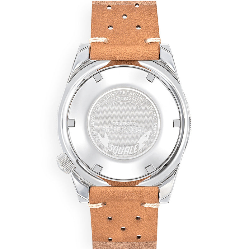 Squale Matic 600 meter Professional Swiss Automatic Dive watch with 44mm Polished Case #Matic-Blue-Pol