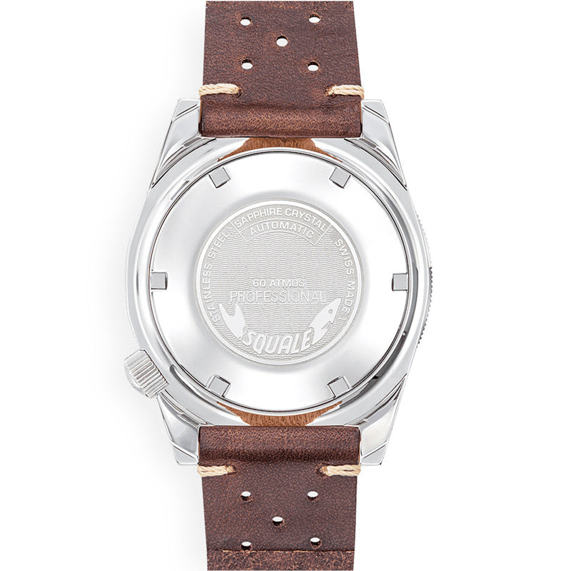Squale Matic 600 meter Professional Swiss Automatic Dive watch with 44mm Polished Case #Matic-Choc-Pol