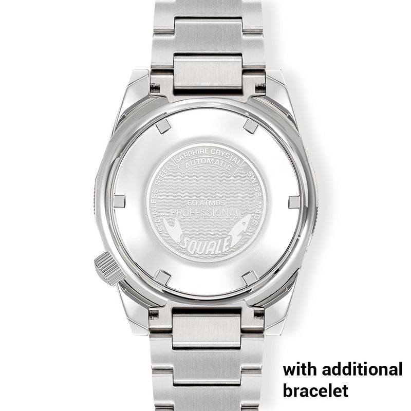 Squale Matic 600 meter Professional Swiss Automatic Dive watch with 44mm Polished Case #Matic-Choc-Pol