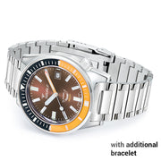 Squale Matic 600 meter Professional Swiss Automatic Dive watch with 44mm Polished Case #Matic-Choc-Pol