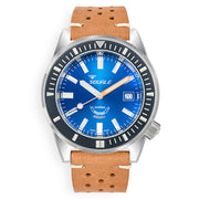 Squale Matic 600 meter Professional Swiss Automatic Dive watch with 44mm Polished Case #Matic-Navy-Pol
