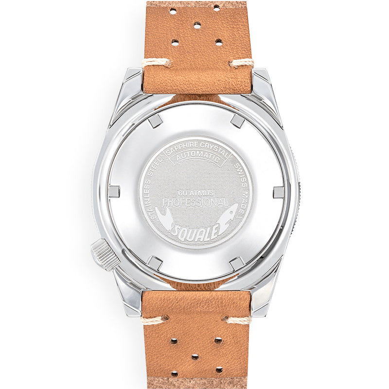 Squale Matic 600 meter Professional Swiss Automatic Dive watch with 44mm Polished Case #Matic-Navy-Pol