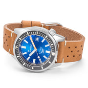 Squale Matic 600 meter Professional Swiss Automatic Dive watch with 44mm Polished Case #Matic-Navy-Pol