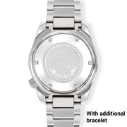 Squale Matic 600 meter Professional Swiss Automatic Dive watch with 44mm Polished Case #Matic-Navy-Pol