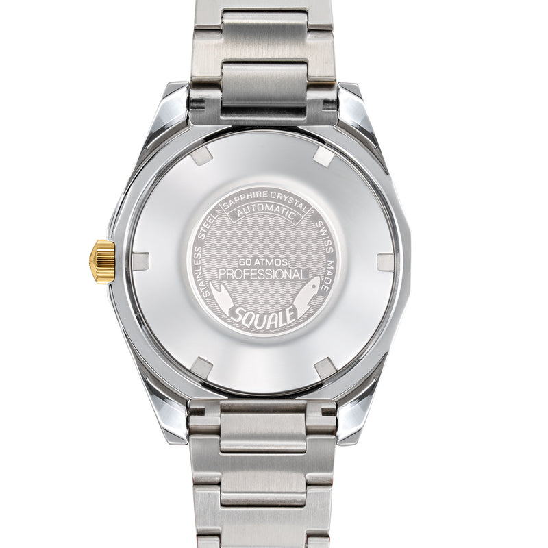 Squale Matic-S Sunburst Green Dial on Bracelet #MATICGGRGR.SSBI