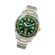Squale Matic-S Sunburst Green Dial on Bracelet #MATICGGRGR.SSBI