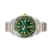 Squale Matic-S Sunburst Green Dial on Bracelet #MATICGGRGR.SSBI