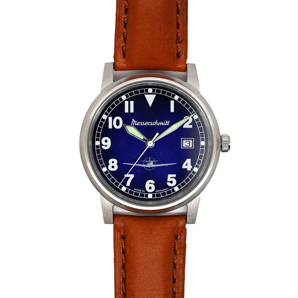 Messerschmitt 38.5mm Stainless Steel Case Aviator Watch #ME-9673