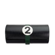 Mainspring Raceday 4 Slot Watch Box in Poker Black #MS-101-WR1-02 closed