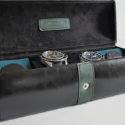 Mainspring Raceday 4 Slot Watch Box in Poker Black #MS-101-WR1-02 lifestyle