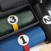 Mainspring Raceday 4 Slot Watch Box in Poker Black #MS-101-WR1-02 group
