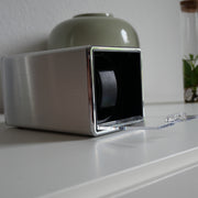 Mainspring Astronomy Alumina Single Slot Watch Winder in Silver #MS-ALUWINDER-01 lifestyle