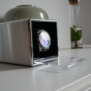 Mainspring Astronomy Alumina Single Slot Watch Winder in Silver #MS-ALUWINDER-01 lifestyle