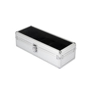 Mainspring Soldado 5 Slot Watch Case in Silver #MS-CBOX2-01 side closed