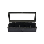 Mainspring Soldado 5 Slot Watch Case in Granite #MS-CBOX2-02 open