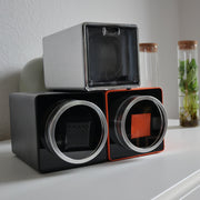 Mainspring Arsenale Portero Single Slot Watch Winder In Coral #MS-PRTWINDER-01 lifestyle