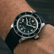 Squale Montauk 300 Meter Swiss Made Automatic Dive Watch with Black Sand Dial #MTK-11 wrist