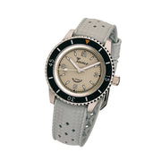 Squale Montauk 300 Meter Swiss Made Automatic Dive Watch with Grey Sand Dial #MTK-13 tilt