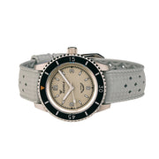 Squale Montauk 300 Meter Swiss Made Automatic Dive Watch with Grey Sand Dial #MTK-13 side