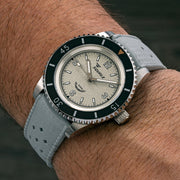 Squale Montauk 300 Meter Swiss Made Automatic Dive Watch with Grey Sand Dial #MTK-13 wrist