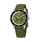 Squale Montauk 300 Meter Swiss Made Automatic Dive Watch with Green Sand Dial #MTK-14