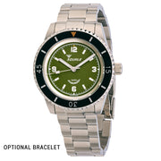 Squale Montauk 300 Meter Swiss Made Automatic Dive Watch with Green Sand Dial #MTK-14 optional