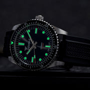 Squale Montauk 300M Swiss Automatic Diver with Black Sea Dial #MTK-21